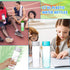 Faytark 16 17 oz Set 1) Pcs Plastic Water Bottle Bulk Leak-Proof Portable reusable Square Drink Water Bottles
