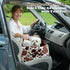 Crash-Protective Dog Car Seat for Small & Medium Breeds - Non-Slip & Washable