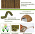 Hammock,Reptile Hermit Crab Accessories, Hermit Crab Climbing Toys,Flexible Moss Pole with Coconut Shell Hideout Hut