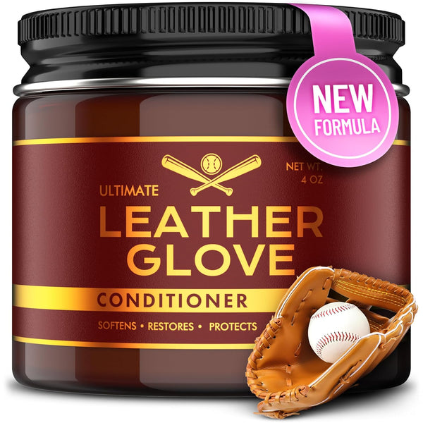 FORTIVO Ultimate Baseball Glove Conditioner - Cleaner and Softener for Softball Mitts, Non Greasy, Quick Dry