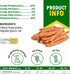 10.6 oz Dog Treats Chicken Jerky Strips - Human Grade Meat Sticks - Natural Pet Dried Snacks Rawhide - Free - Long