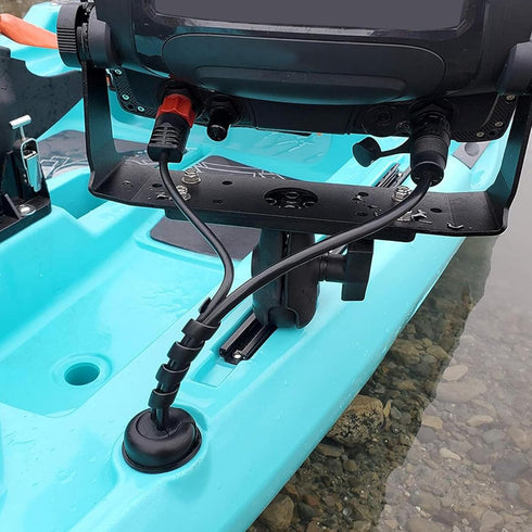 Through Hull Wiring Kit for Kayaks, Kayak Wiring Kit for Device Battery, Fish Finders, Motors, Lighting Kits Kayak