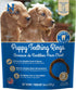 N-Bone Puppy Teething Rings, Peanut Butter Flavor Dog Treat, 3 Count Bag, 3.6-oz