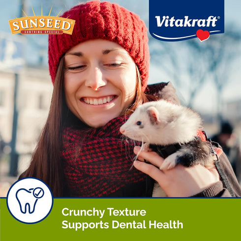 Sunseed 3 Lb. Vita Prima Ferret Food - Resealable Bag High-Energy Protein from Chicken Pork & Eggs Added Vitamins