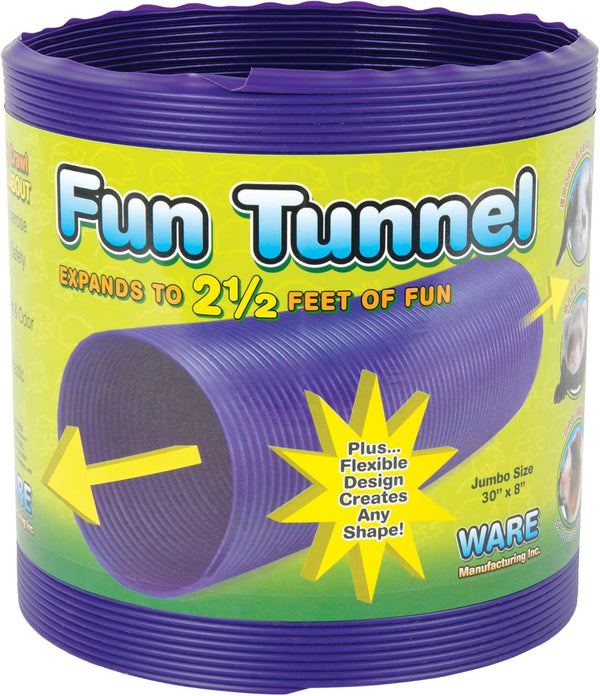 Ware Manufacturing Fun Tunnels Play Tube for Small Pets, Large, 30 x 8 Inches