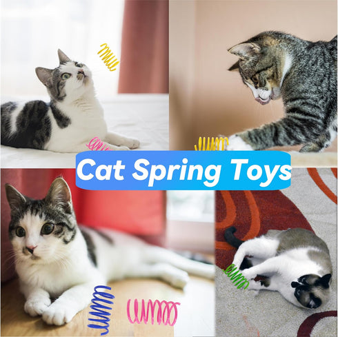 27 Packs Set, Cat Toys Combo Cat Catnip Fish and Ball Toy, Cat Bell Balls Crinkle Balls, Cat Spring Toys, Plush Mices