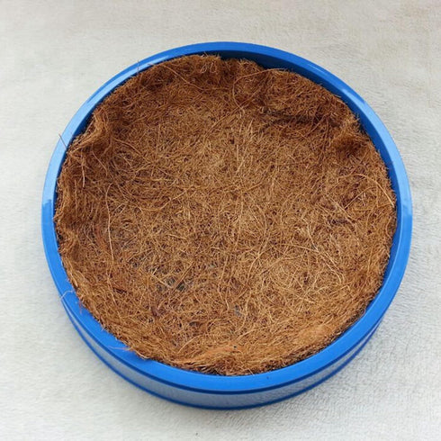 6PCS Pigeon Nest Bowl, Plastic Bird Nest with Coconut Palm Mat for Racing Pigeons, Doves, and Small Birds