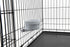 Lixit Hanging Kennel Cage Water Bowl - Non Spill Durable Crate Bowl for Pets, 20oz, Granite - Securely Attaches
