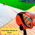 Dog Leash - Retractable Leash for Pets, Puppies, Small and Medium Breeds. Tangle Free 16FT Extendable Leash for Dogs with Removable Poop Bag Dispenser & 2 rolls of bags. (RED, MEDIUM)