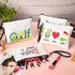 Kacctyen 4 Pieces Golf Gifts - Lady Golf Cosmetic Bags, Inspirational Pouch Zipper Wallet for Women Golf Lover