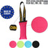 Dingo Dog Tug Toy with Handle, Dog Bite Pillow for Tug of War, Colorful Cotton, Size S, Z30001