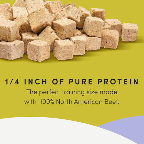 Crumps' Naturals Freeze Dried Beef Liver Mini Trainers, 3.7oz / 105g, Brown