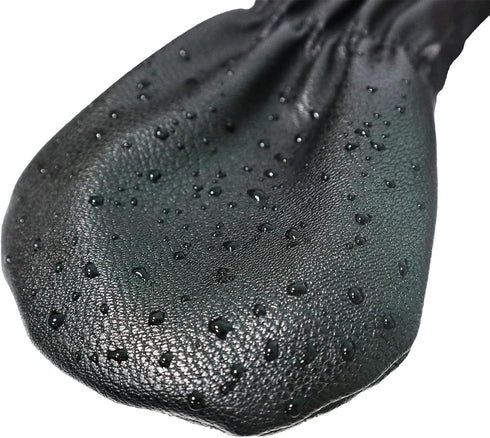 HELLO NRC Golf Club Head Cover, Black/White Wood Cover for 460cc Fairway Woods & Hybrid with Rotating Number Labels