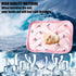 1 Pc Rectangular Summer Cooling Hamster Bed, Comfortable Sleep Mat for Hamster, Hedgehog, Squirrel, Mice, Pink Cherry