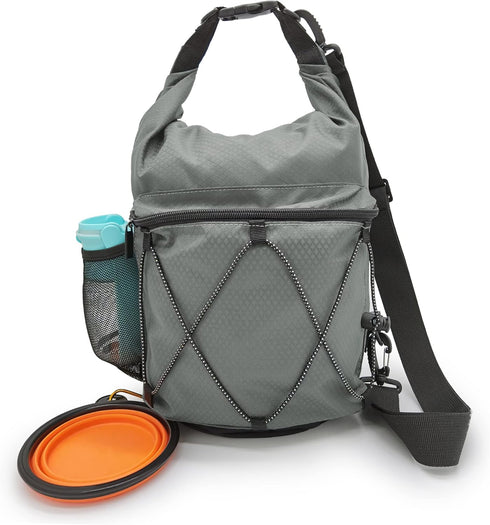 350ml 30 10 lbs Waterproof Roll Top Pet Dog Food Travel Organizer Storage Bag Trash Bag Dispenser for Trips Outdoor