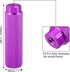 X AUTOHAUX Pair Aluminum Alloy Rear Foot Pegs, Universal Purple Footrests for BMX MTB Bike Fit 3/8 Inch Axles