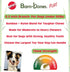 SPOT Bam-Bones Plus Durable Dog Chew Toy for Aggressive Chewers, 9.5in, Beef Flavor, Bamboo Fiber & Nylon