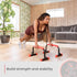 Rubberbanditz Parallette, Parallel Bars & Dip Station for Home Gym Workout Equipment