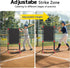 Set Baseball Strike Zone Target for Plastic Balls Compatible with Wiffle Ball and Blitzball Pitching Training Strike