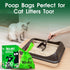 800 Counts 41% 59% Pet N Pet Unscented Dog Poop Bags Rolls with Tie Handles, Plant Based & PE Poop Bags for Dogs