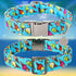 Ice Cream Summer Cotton Dog Collar, Metal Buckle Gift for Small Medium Large Girls or Boys Dogs, Cute Comfortable