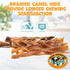 6" Braided Camel Sticks, Long Lasting Dog Chews for Aggressive Chewers, Grain Free, 10 Pack