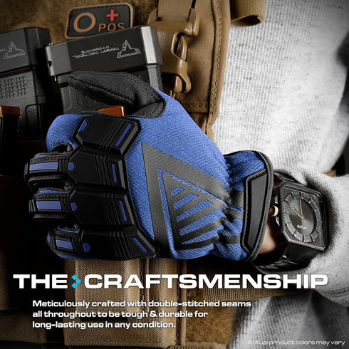 Glove Station Tactical Gloves for Men, Touch Screen Ideal for Sports & Outdoors