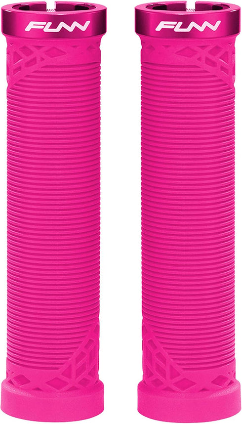 Funn Hilt Mountain Bike Handlebar Grips, Lightweight Ergonomic Grips with Single Lock On Clamp, 22 mm