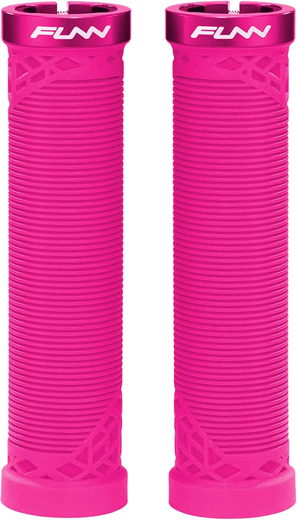 Funn Hilt Mountain Bike Handlebar Grips, Lightweight Ergonomic Grips with Single Lock On Clamp, 22 mm