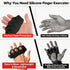 Anti-Slip Workout Grips, Charcoal Gray Gym Grips for Men Women, Anti-Slip Palm Protector Pads for Weight Lifting