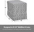 MidWest Homes for Pets Small Dog Crate Cover, Teflon Fabric Protector, Fits Most 24-inch Crates, Gray