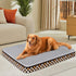 Magic Dog Orthopedic Bed for Extra Large Dogs, Super Soft 2-layer High Density Foam, Non Slip Bottom Mattress with