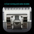 Detachable Ceramic Blade Size 30, 1/50", High-Tech Materials, Compatible with Most Andis, Oster, Wahl A5 Clippers
