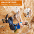 Locking Climbing Carabiner, Heavy Duty UIAA Certified 25kn (5620 lbs) Safety Large Rock Clips
