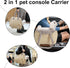 Generic 12 lbs Small Dogs Under Adjustable Portable Center Console Car Seat, Built-in Bubble wrap, Fits Most Cars
