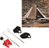 Pole Tips Caps for Tent Support, Anti Puncture Canopy Rod Top Caps for 6mm Tent Rod