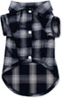 Koneseve Dog Shirt, Pet Plaid T-Shirt for Small Dog Cat Puppy, Cozy Halloween, Christmas Costumes (Blue; XL/Extra Large)