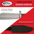 SZCO Supplies 15" Gator Back Bowie Knife - Stainless Steel Wood Handle with Sheath, Brown