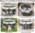 Aivituvin Dog Playpen Foldable Pet Play Pens with Carrying Bag for Cat, Puppies, Rabbits, Chickens, Durable Portable