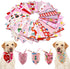 50pcs PET SHOW Cotton Small Dog Bandanas Bulk Girl Female Cat Puppies Bibs Washable Triangle Head Scarfs Wholesale