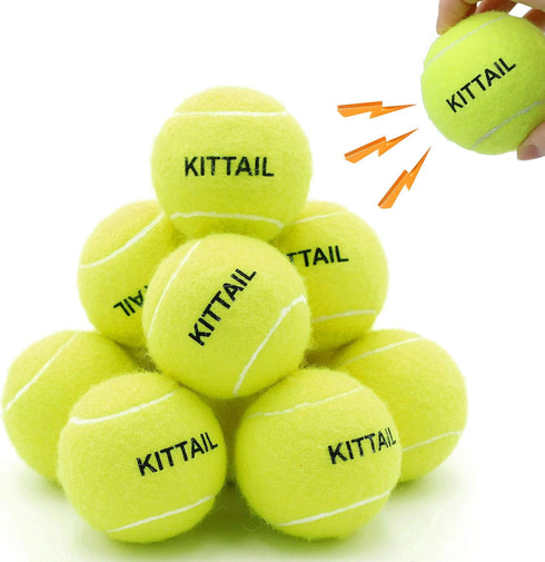 12 Pcs Squeaky Tennis Balls for Dogs - 2.58" Interactive Toys, Safe and Durable for Small Medium Large Dogs