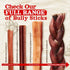 Natural Farm Odor Free Bully Sticks (7 Inch, 10 Pack) - 100% Beef Pizzle Chews for Small and Medium Dogs