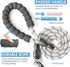 BAAPET 2/4/5/6 FT Dog Leash with Comfortable Padded Handle and Highly Reflective Threads for Small Medium and Large Dogs (6FT-1/2'', Silver)