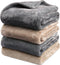 Onarway Washable Dog Blanket for Puppy - 4 Packs of 28”x20” Fluffy Soft Throws for Cats and Dogs - Fleece Blankets for