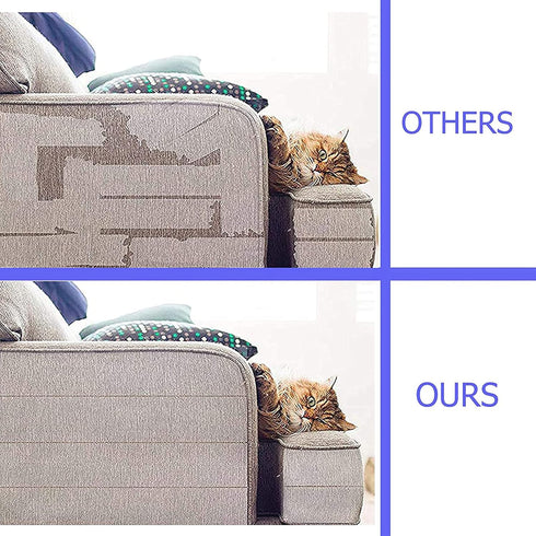 Anti Cat Scratch Furniture Protector - 2.5" x 11 Yards Self-Adhesive Tape for Cats, Clear Deterrent for Furniture