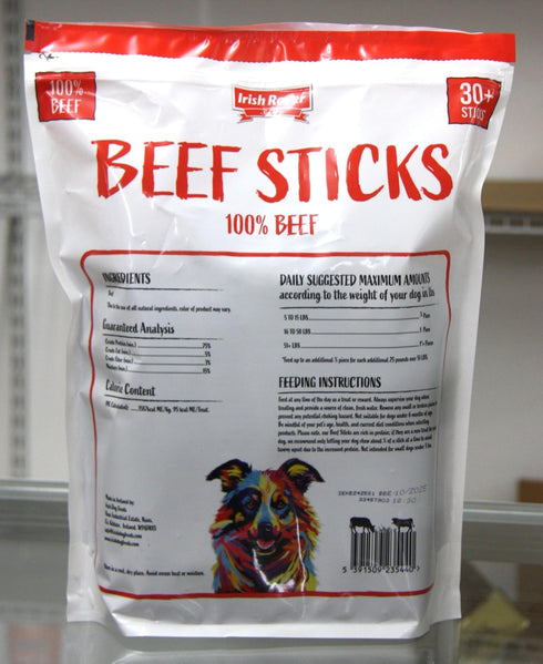 GENERIC 2.2lb Irish Rover Beef Stick Dog Treats