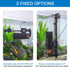 hygger USB Single Sponge Filter, Small Aquarium Filter with Adjustable Hanging Clip and Suction Cup, Duckbill Outlet