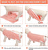 SAWMONG Dog Recovery Suit for After Surgery, Spay Surgical Suit for Female Dogs, Pink, XX-Large, Dog Onesie