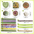 70Pcs Chinchilla, Rabbit Toys For Bunnies Boredom,Bunny Toys,Bunny Treats for Rabbits Bunny Toys for Teeth, Papaya