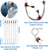Saltwater Fishing Gear, 131pcs Surf Fishing Tackle Kit with Lures, Rigs, Sinker, Hooks, Accessories